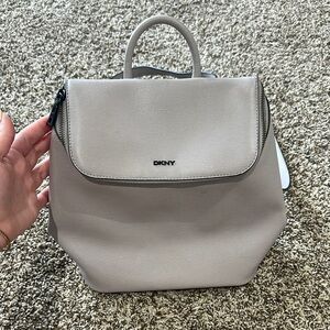 DKNY gray backpack
